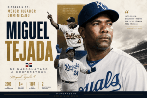 Miguel Tejada: biografía del MVP de Baní que conquistó Oakland y la Serie del Caribe