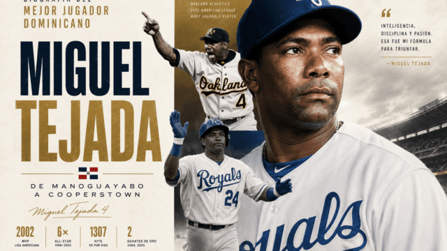 Miguel Tejada: biografía del MVP de Baní que conquistó Oakland y la Serie del Caribe