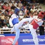 oro en taekwondo