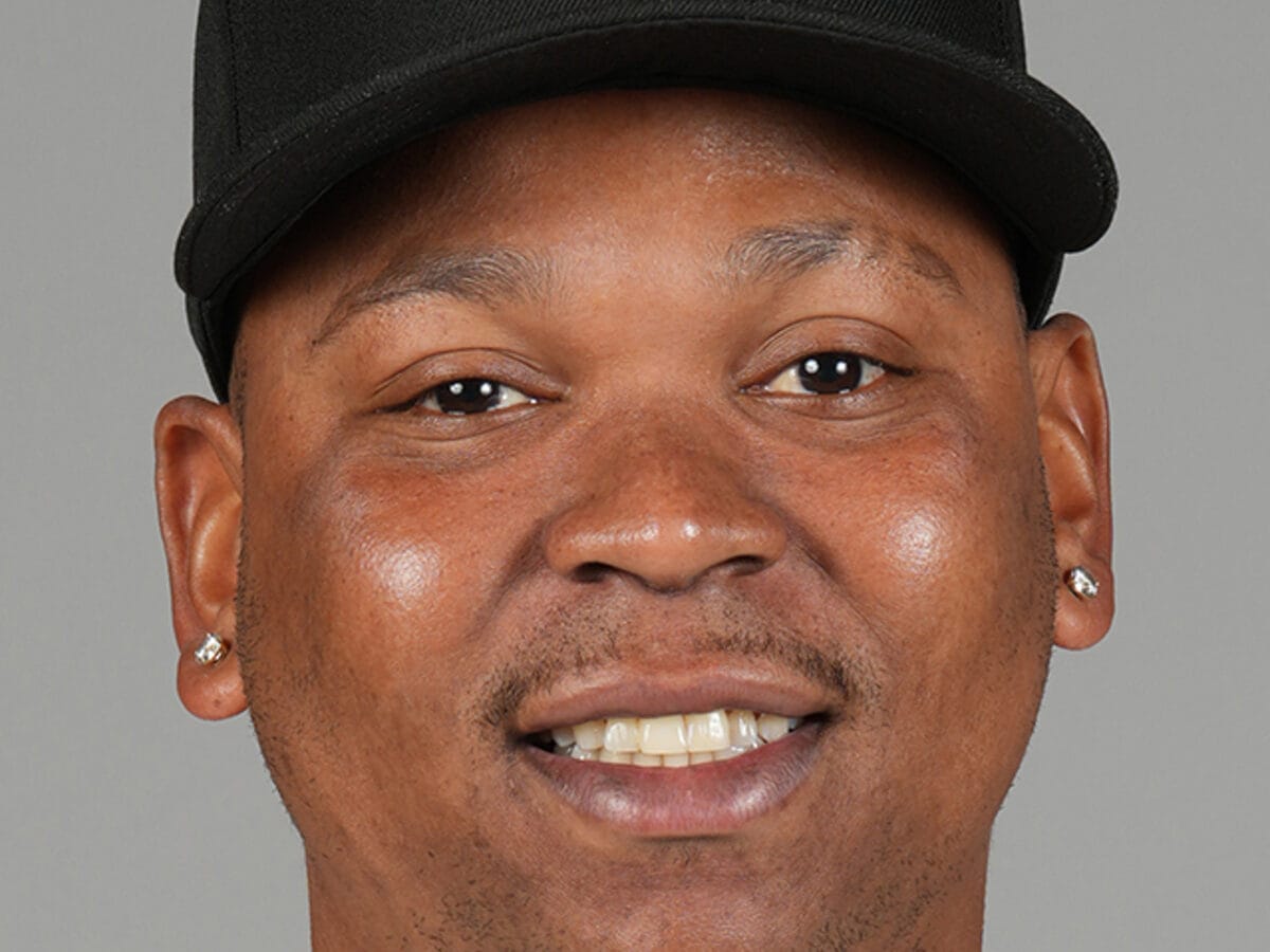 Rafael Devers con el uniforme de los San Francisco Giants