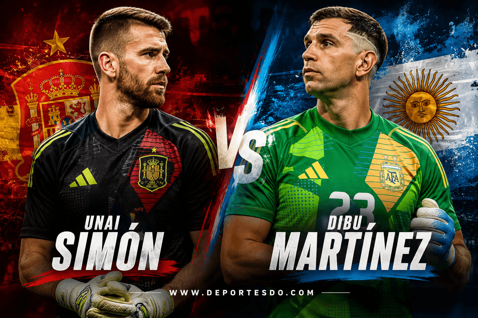Unai Simón vs Dibu Martínez: el duelo estadístico de los porteros de la final del Mundial 2026