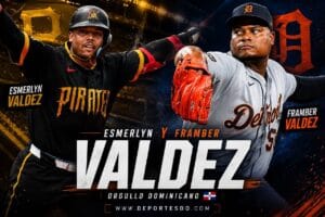 Esmerlyn Valdez y Framber Valdez, ganadores del Dominicano de la Semana en MLB
