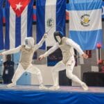 oro en florete masculino