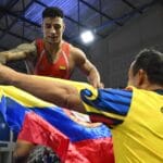 oro en lucha grecorromana