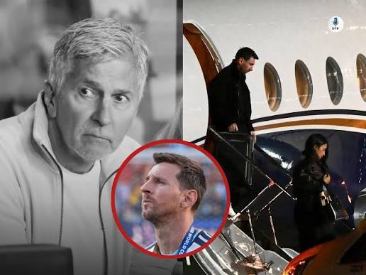 Messi en Rosario tras la muerte de su padre Jorge Messi