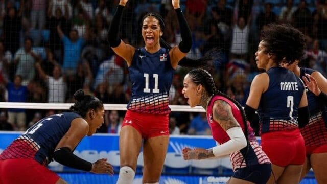 Selección Reinas del Caribe en el Continental NORCECA ante Costa Rica