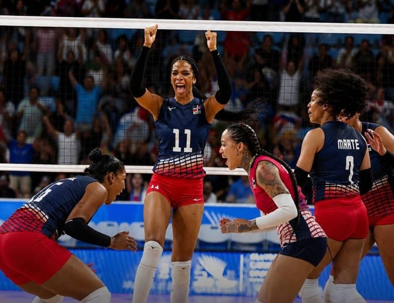 Selección Reinas del Caribe en el Continental NORCECA ante Costa Rica