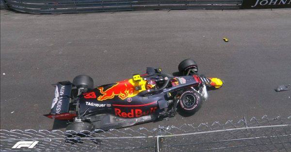 Accidente Max Verstappen contra el muro en el GP de Países Bajos