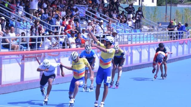 oro en patinaje
