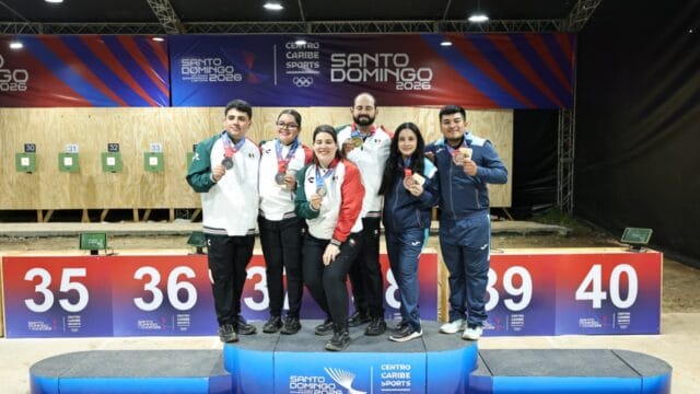 oro en pistola mixta