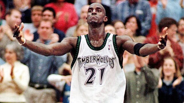 retiro numero garnett timberwolves