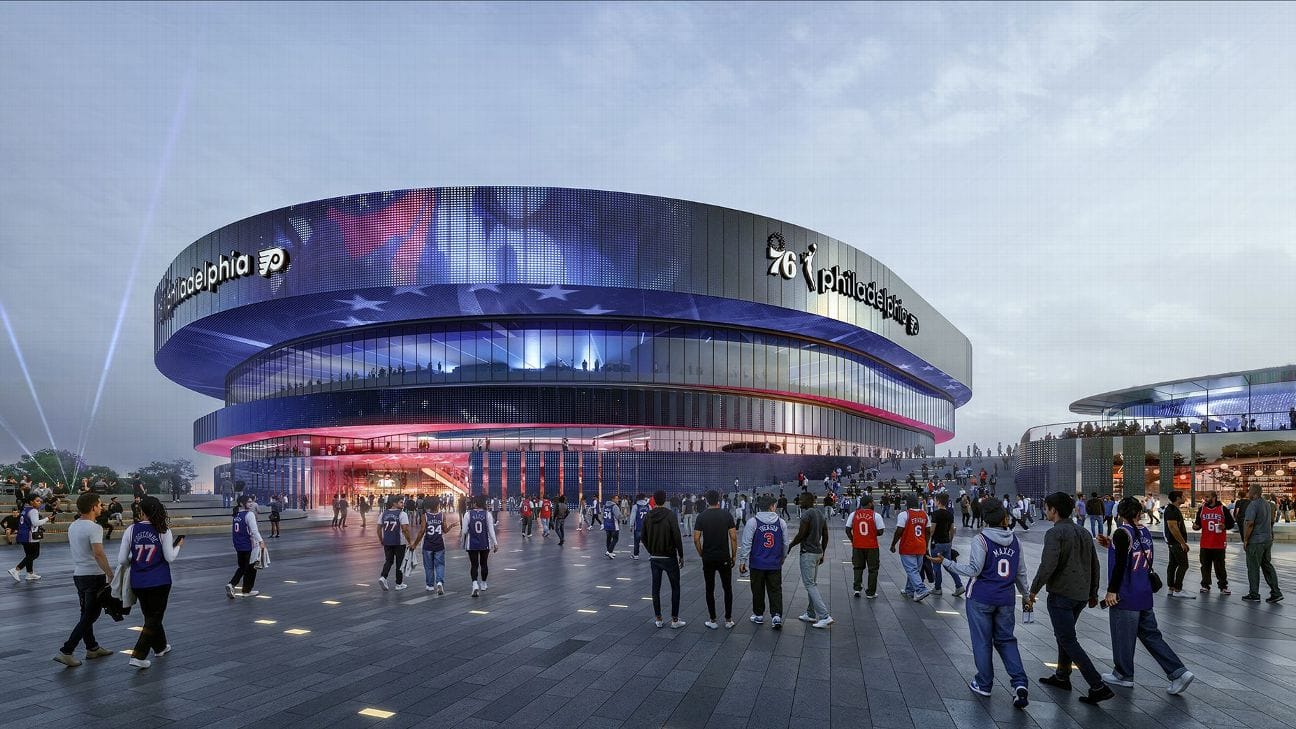 nueva arena 76ers filadelfia