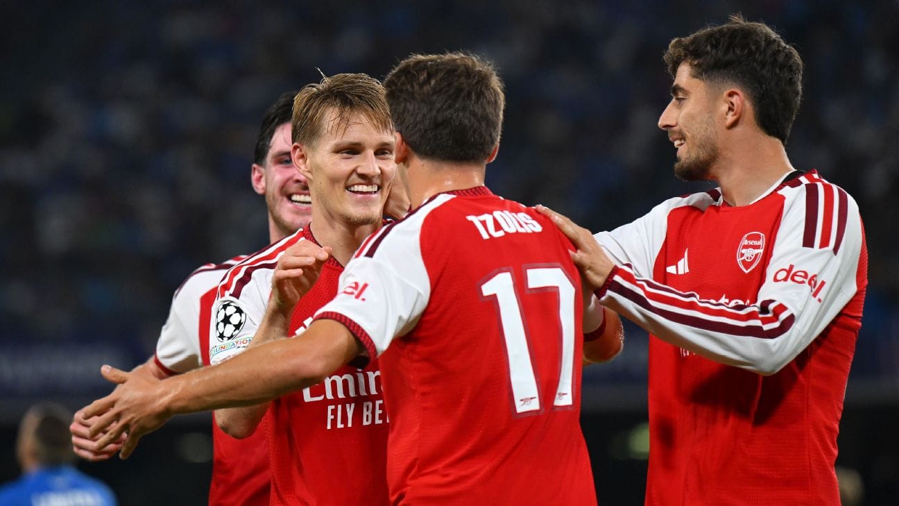 arsenal napoli champions league
