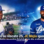 JC Mejía salvamento Licey
