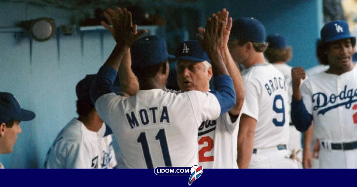 Manny Mota Tommy Lasorda