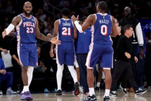 76ers vencen a Knicks